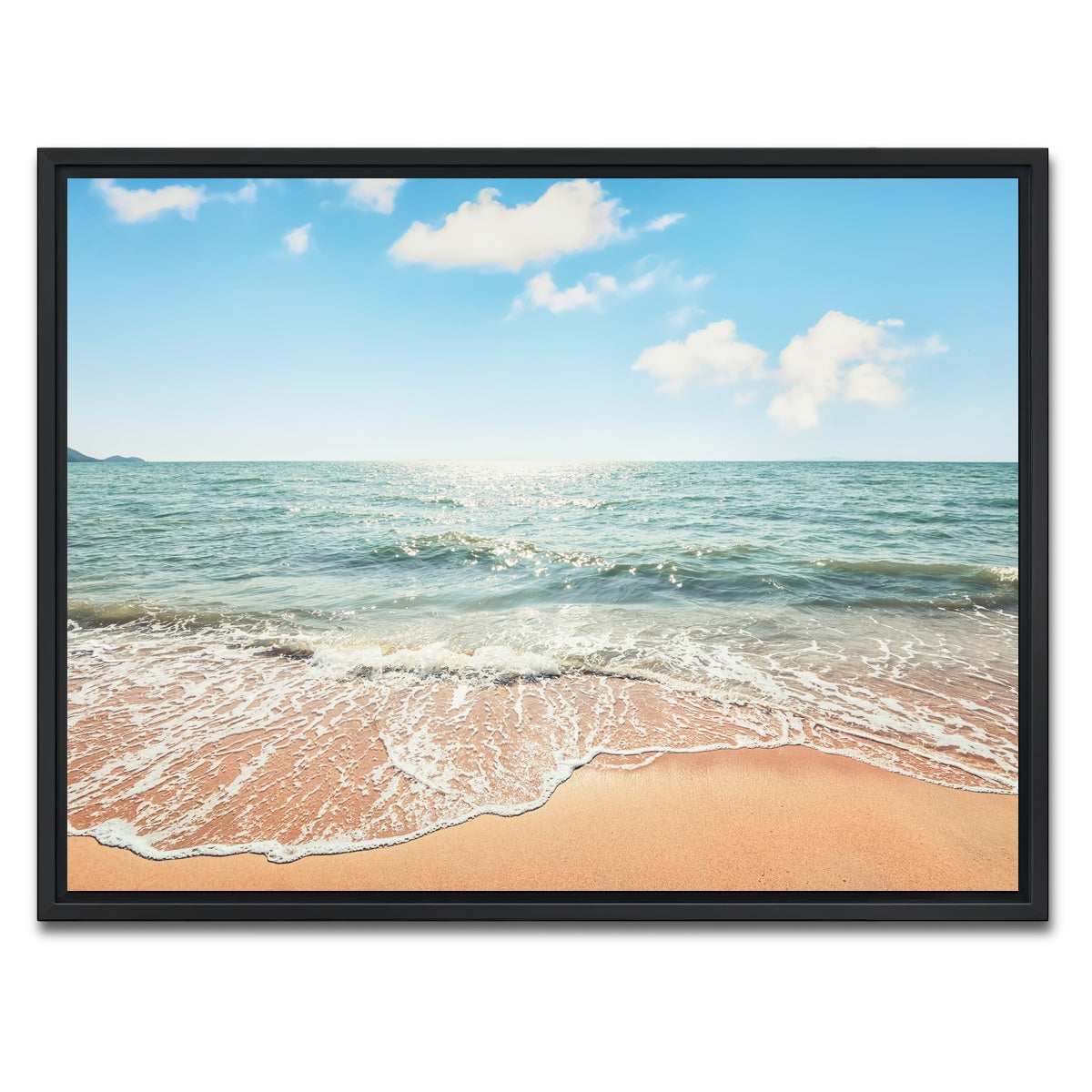 AUTO-MOCKUP WHITE | Thai Beach | 1 Piece | Black Framed Canvas | group=4x3