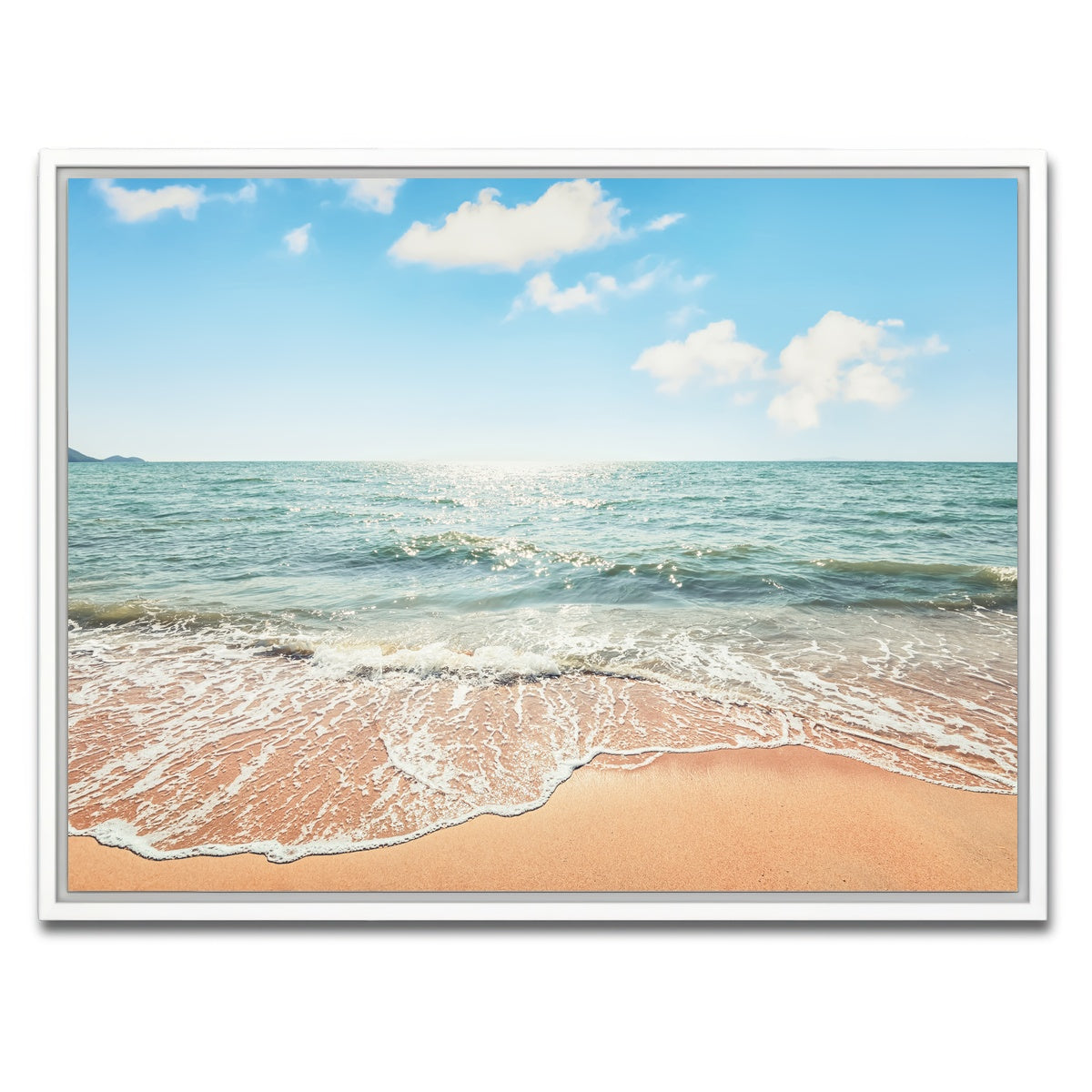 AUTO-MOCKUP WHITE | Thai Beach | 1 Piece | White Framed Canvas | group=4x3
