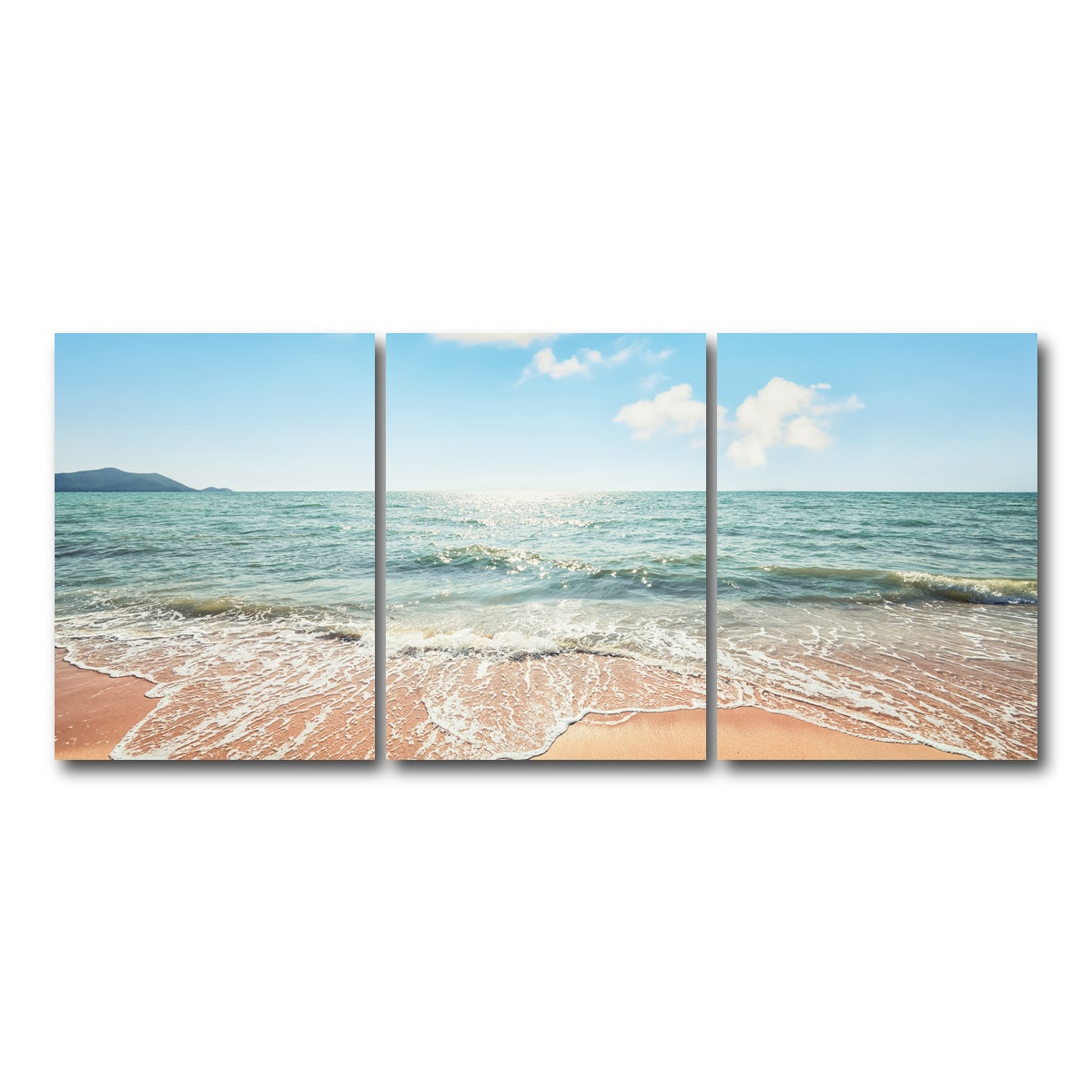 AUTO-MOCKUP WHITE | Thai Beach | 3 Piece | Gallery Wrap Canvas | group=18x24