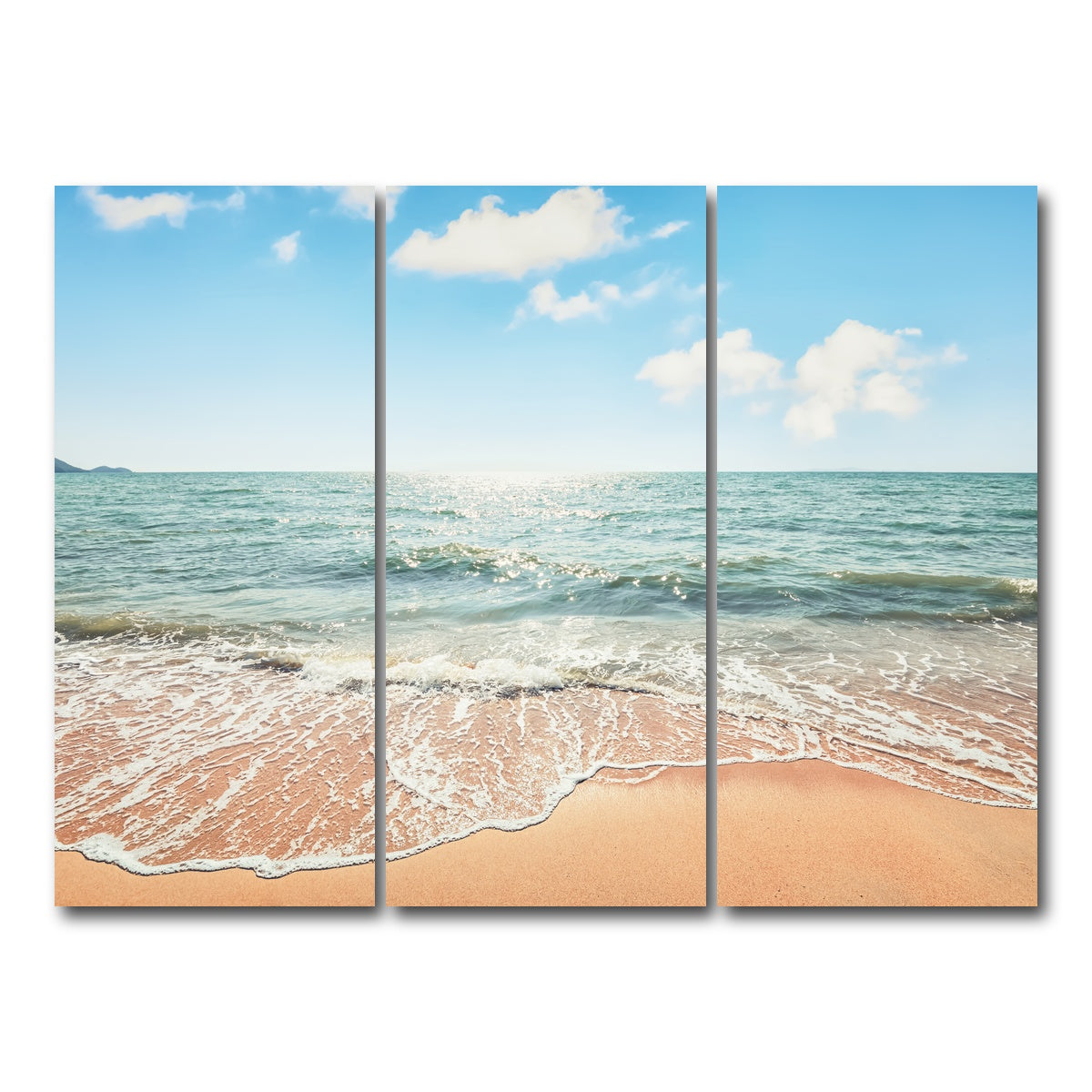 AUTO-MOCKUP WHITE | Thai Beach | 3 Piece | Gallery Wrap Canvas | group=8x18