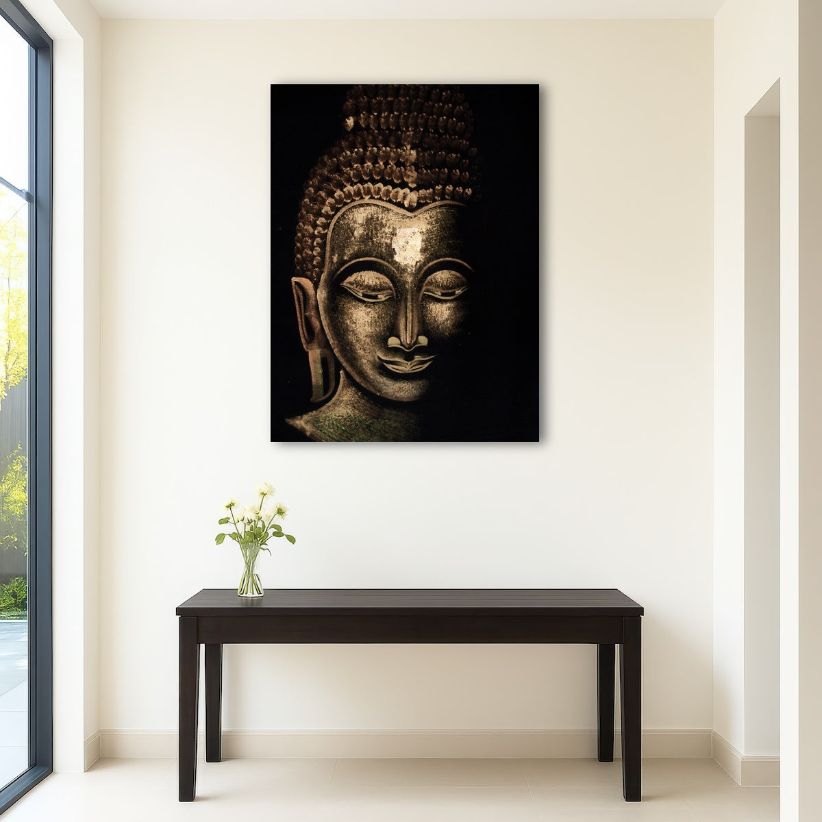 AUTO-MOCKUP ROOM | Thai buddha painting
