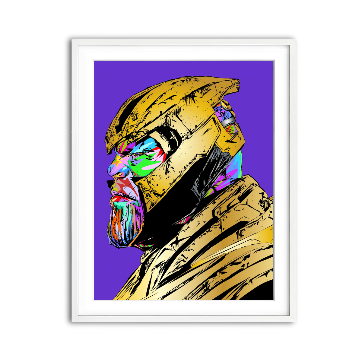 Framed Print 3x4 White