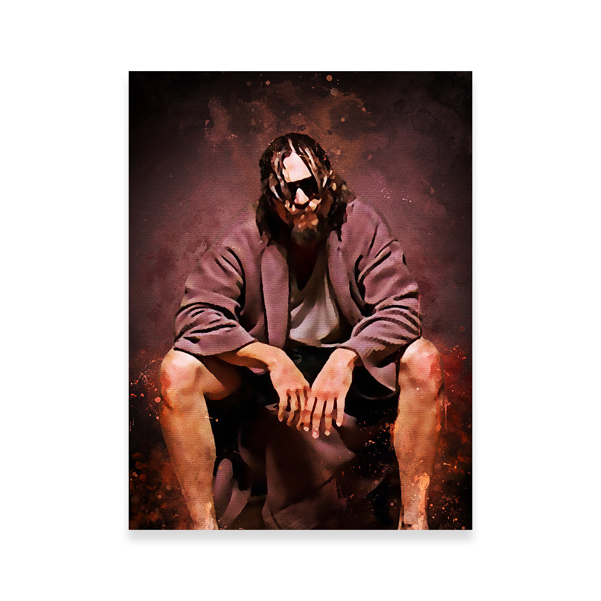 The Dude Toilet Wall Art
