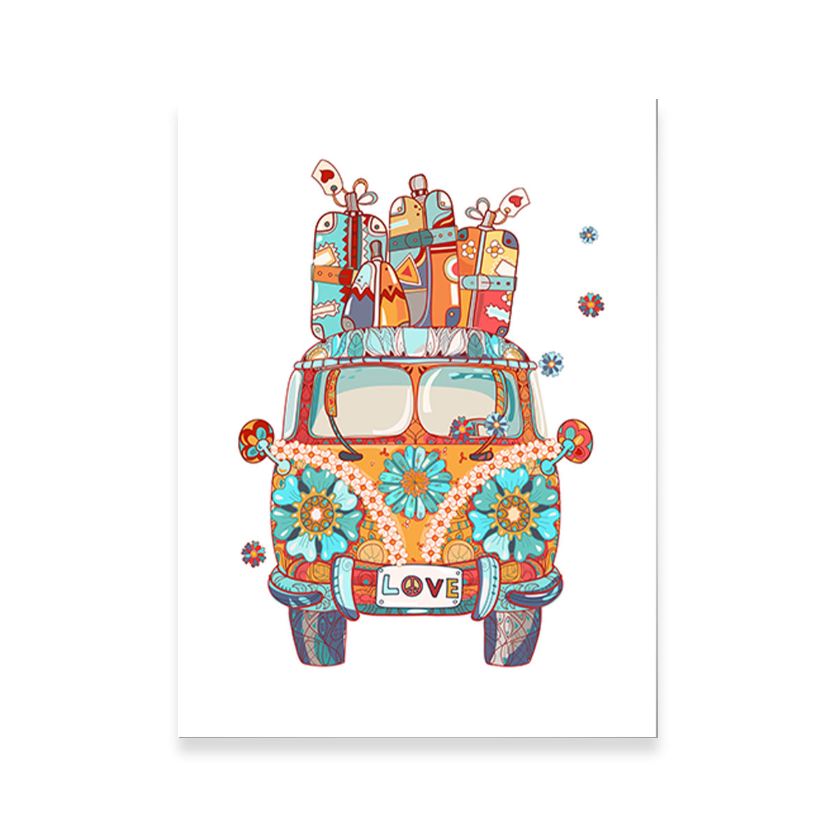 The Love Bus Wall Art