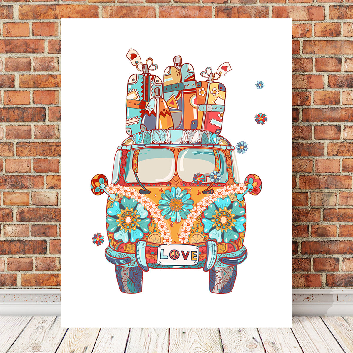 The Love Bus Wall Art