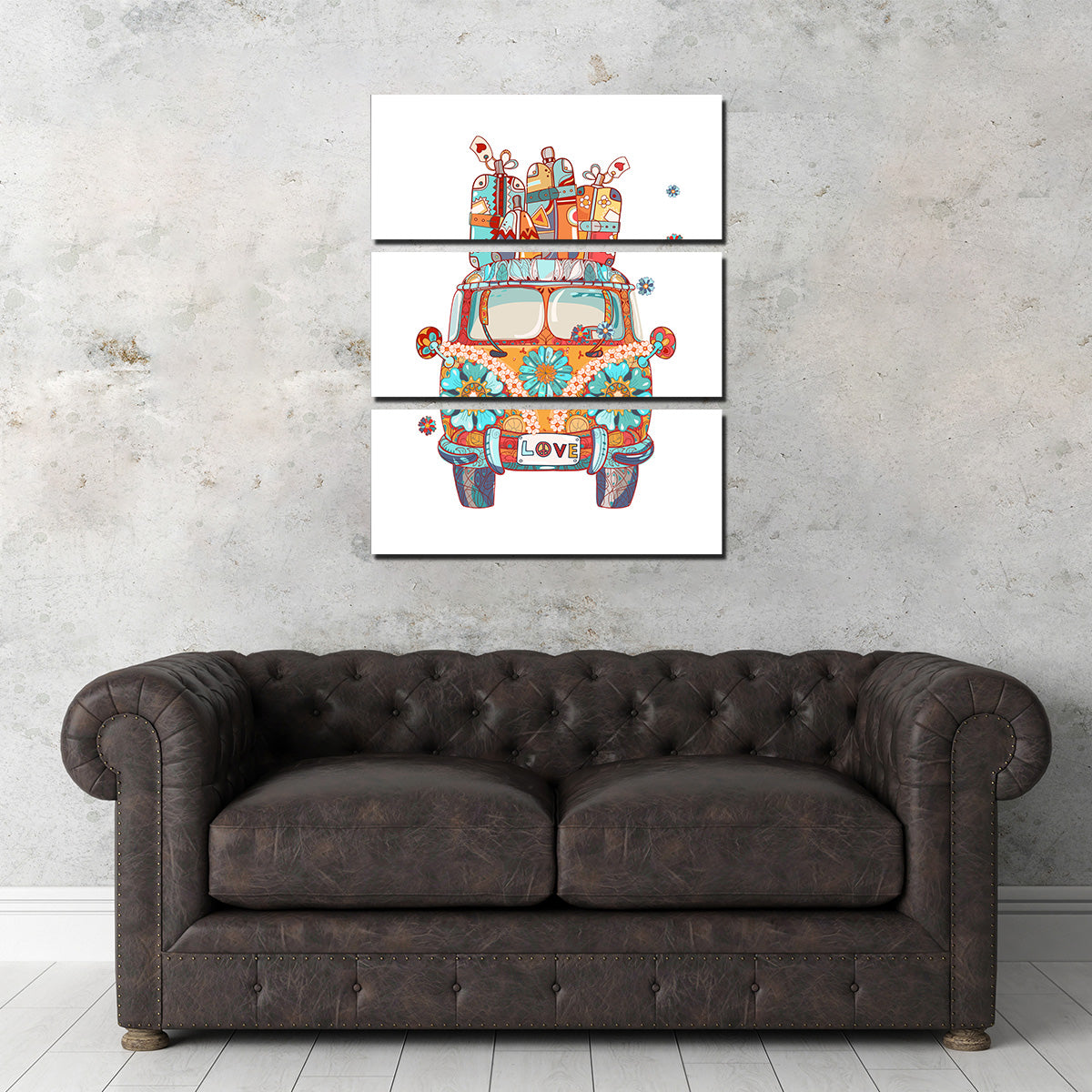 The Love Bus Wall Art