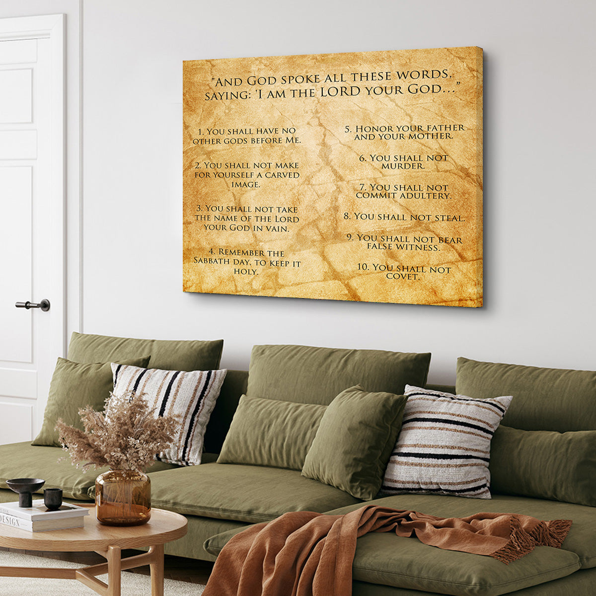 The Ten Commandments Wall Art