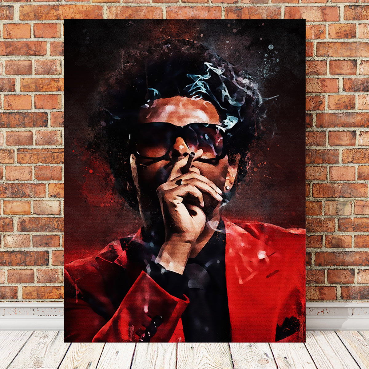 The Weeknd Painting Wall Art