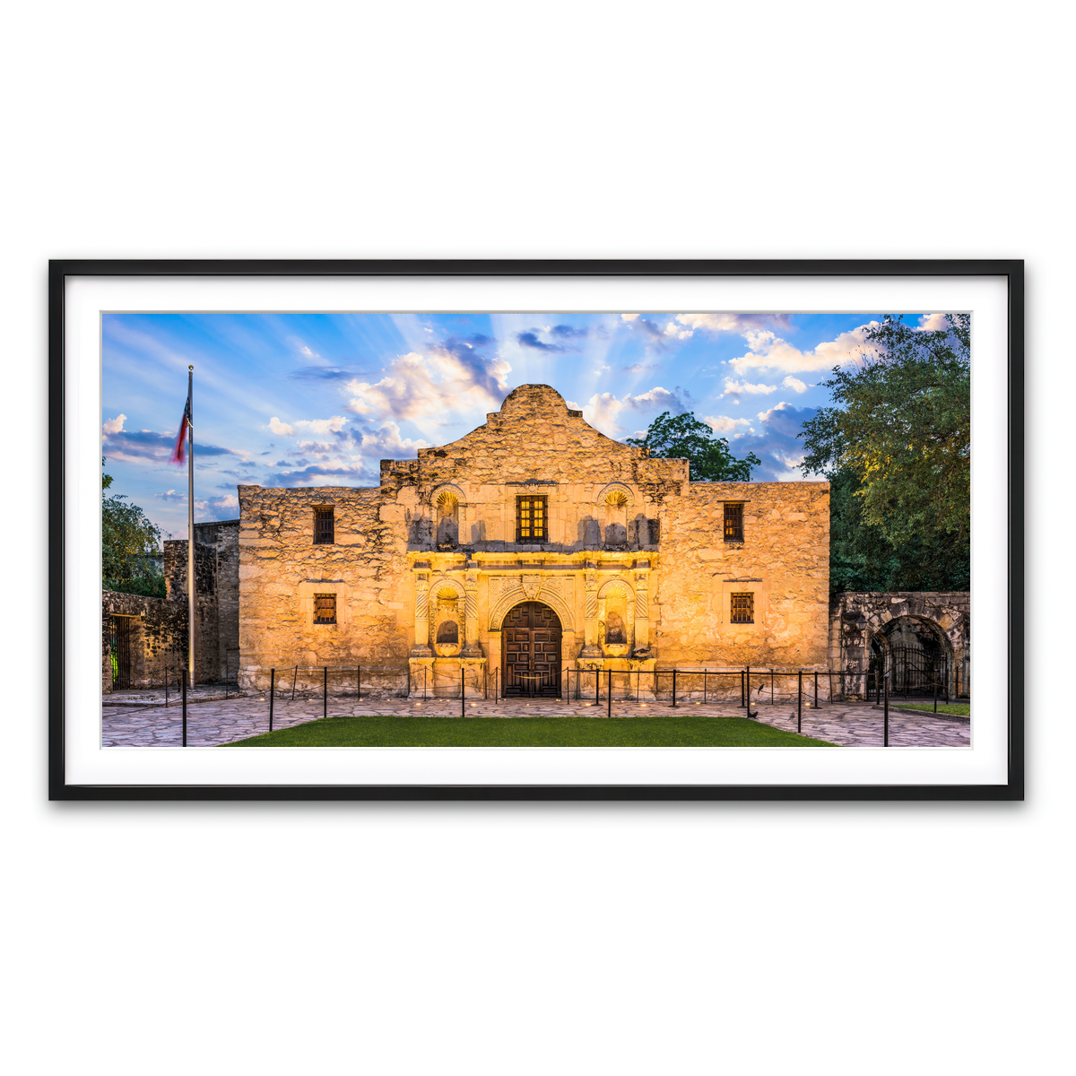 Framed Print 2x1 Black