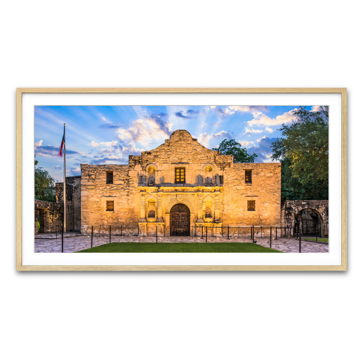 Framed Print 2x1 Natural