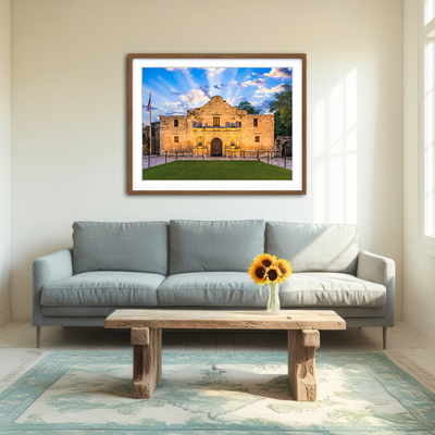 AUTO-MOCKUP ROOM | The Alamo Wall Art