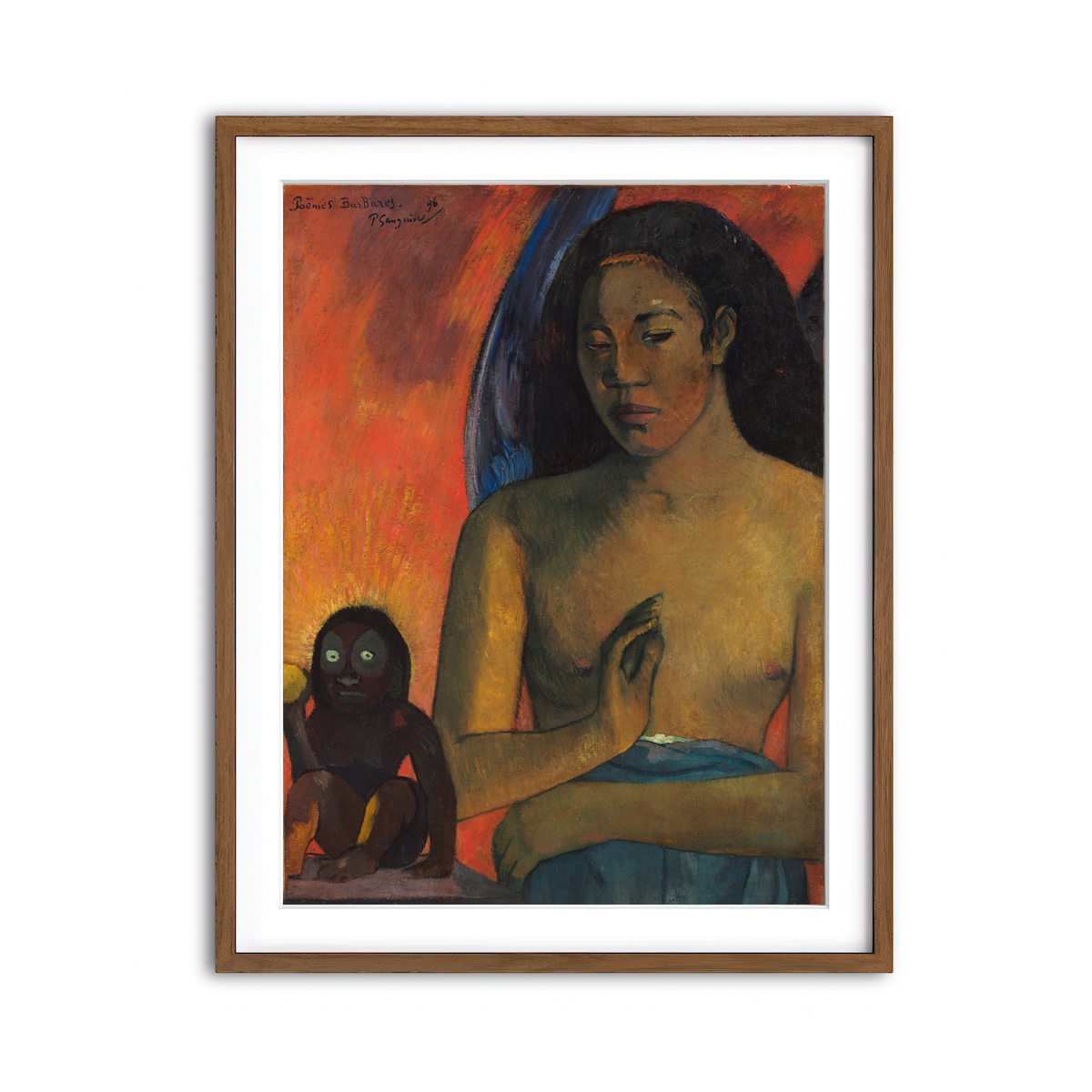 Framed Print 3x4 Walnut