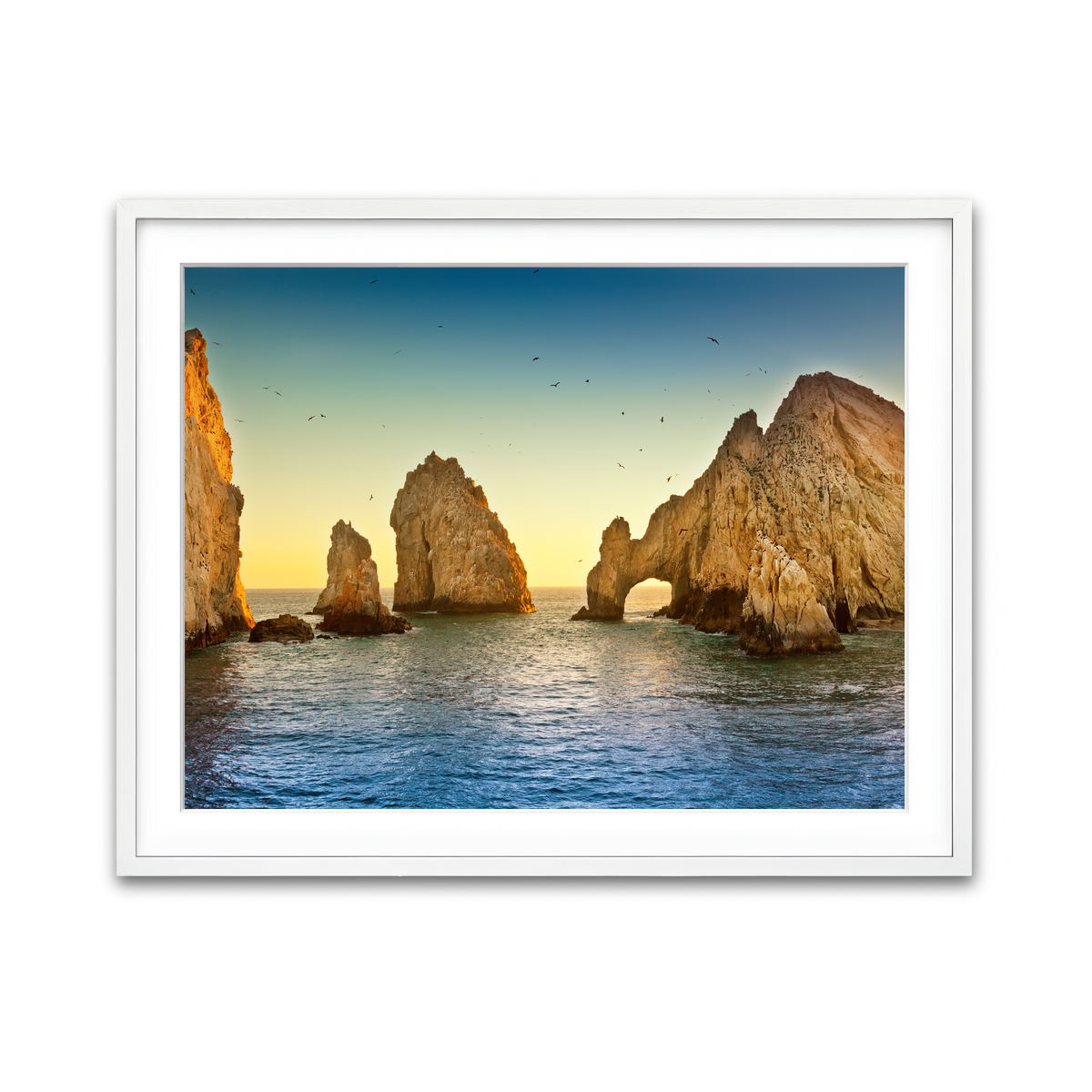 Framed Print 4x3 White
