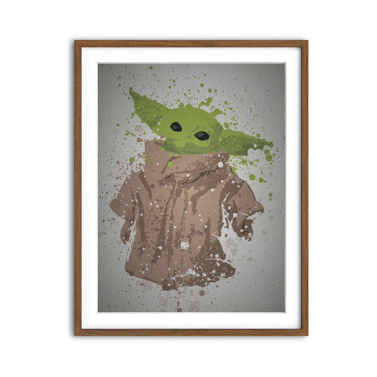 Framed Print 3x4 Walnut