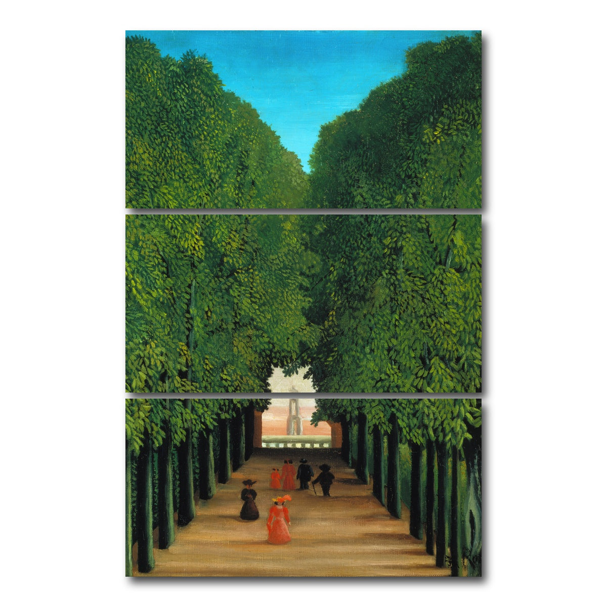 AUTO-MOCKUP WHITE | The Avenue in the Park at Saint Cloud | 3 Piece | Gallery Wrap Canvas | group=12x24_stacked