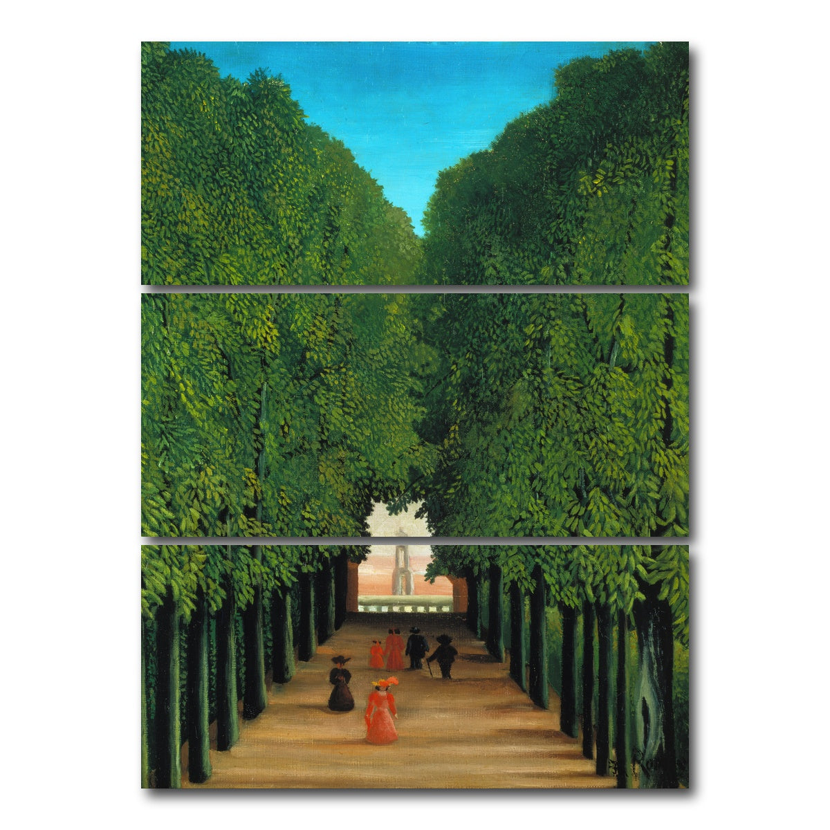 AUTO-MOCKUP WHITE | The Avenue in the Park at Saint Cloud | 3 Piece | Gallery Wrap Canvas | group=8x18_stacked