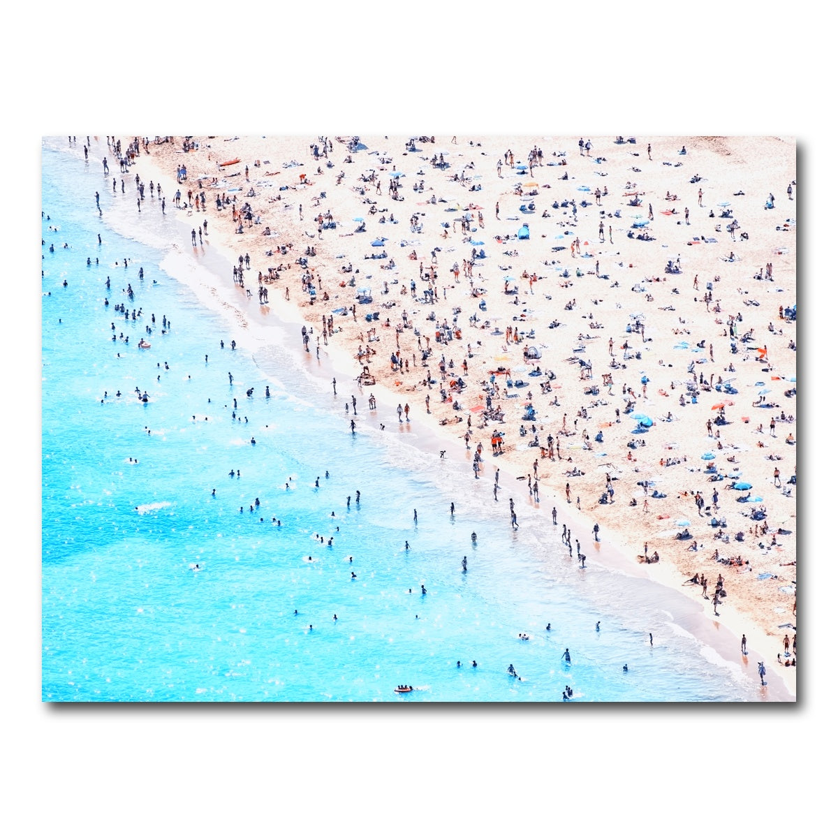 AUTO-MOCKUP WHITE | The Beach | 1 Piece | Gallery Wrap Canvas | group=4x3