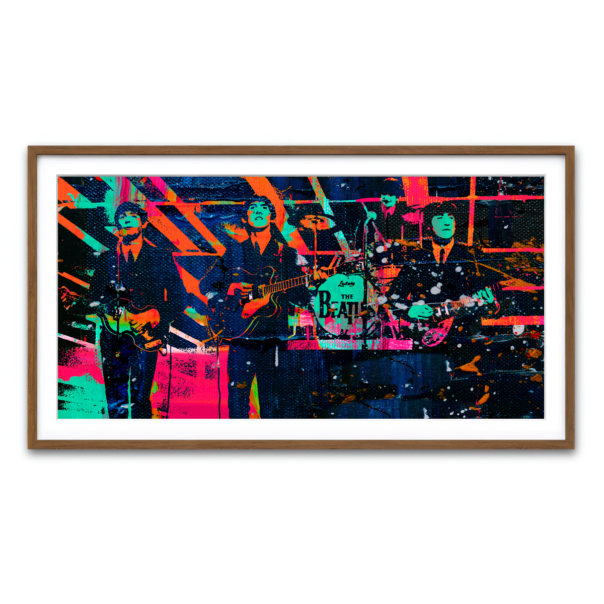 Framed Print 2x1 Walnut