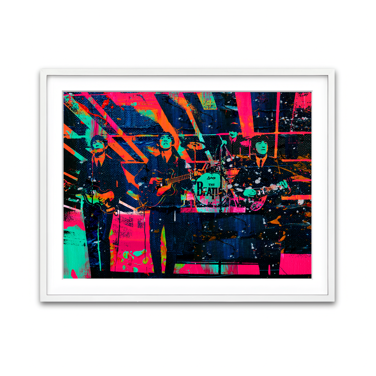 Framed Print 4x3 White