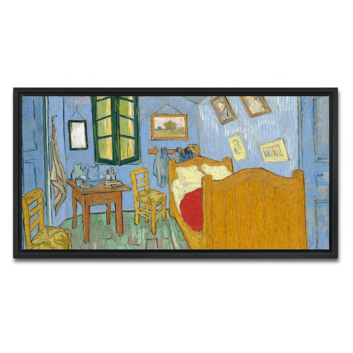 AUTO-MOCKUP WHITE | The Bedroom | 1 Piece | Black Framed Canvas | group=2x1