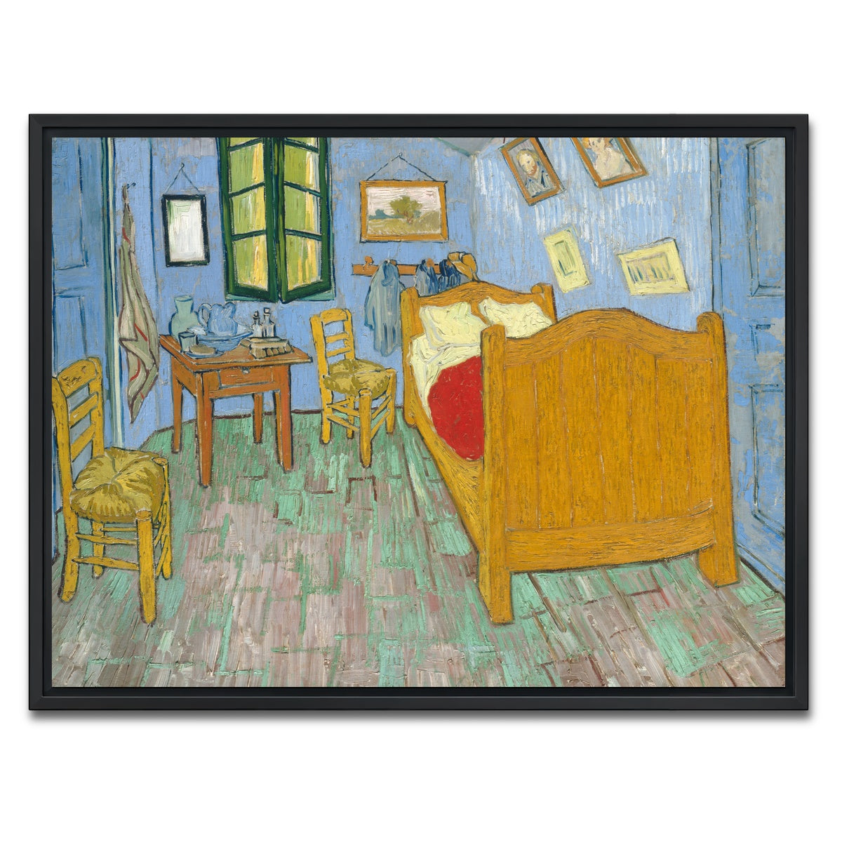 AUTO-MOCKUP WHITE | The Bedroom | 1 Piece | Black Framed Canvas | group=4x3