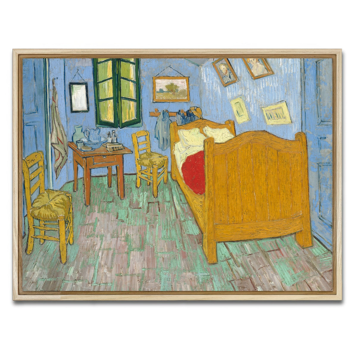 AUTO-MOCKUP WHITE | The Bedroom | 1 Piece | Natural Framed Canvas | group=4x3