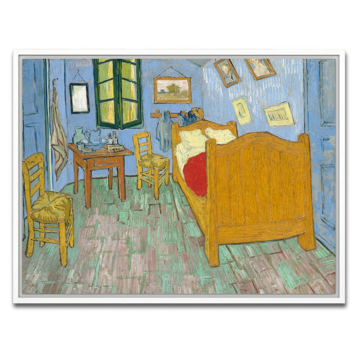 AUTO-MOCKUP WHITE | The Bedroom | 1 Piece | White Framed Canvas | group=4x3