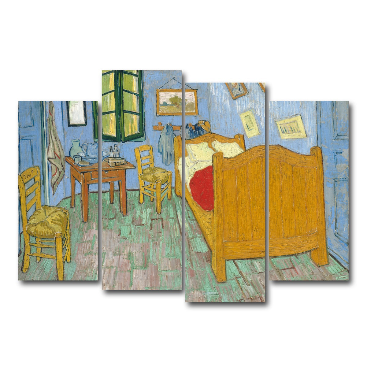 AUTO-MOCKUP WHITE | The Bedroom | 4 Piece | Gallery Wrap Canvas | group=4_normal