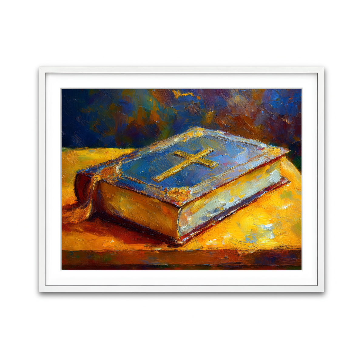 Framed Print 4x3 White