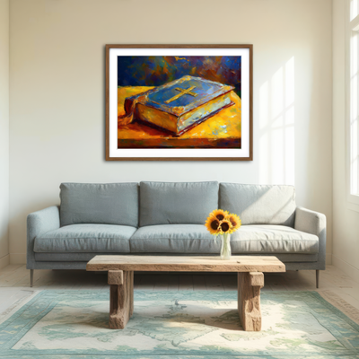 AUTO-MOCKUP ROOM | The Bible Wall Art