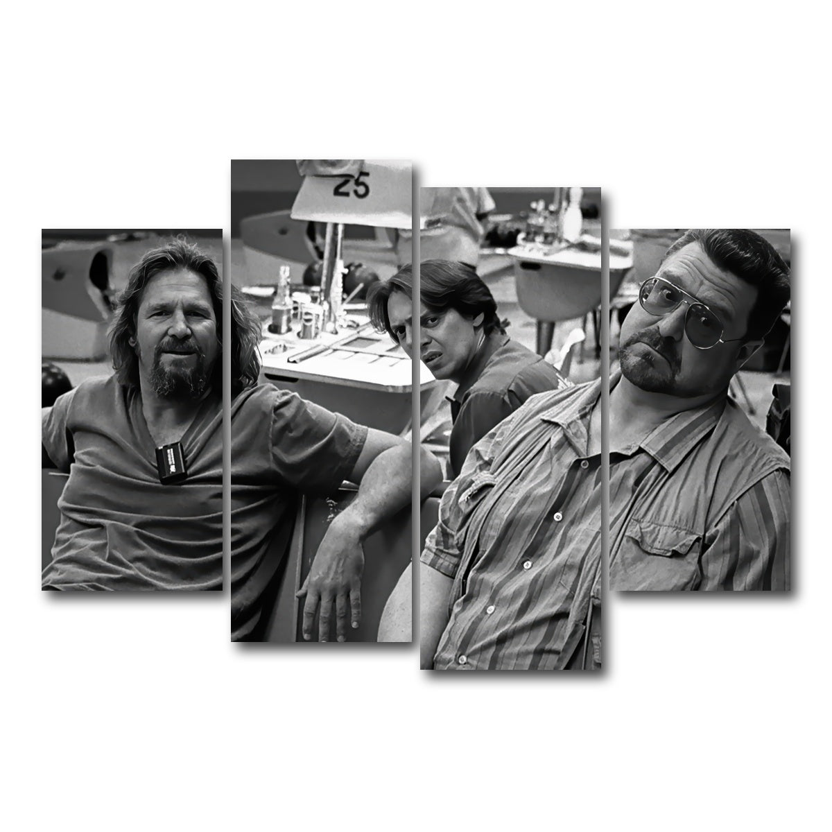 AUTO-MOCKUP WHITE | The Big Lebowski | 4 Piece | Gallery Wrapped | group=4_short