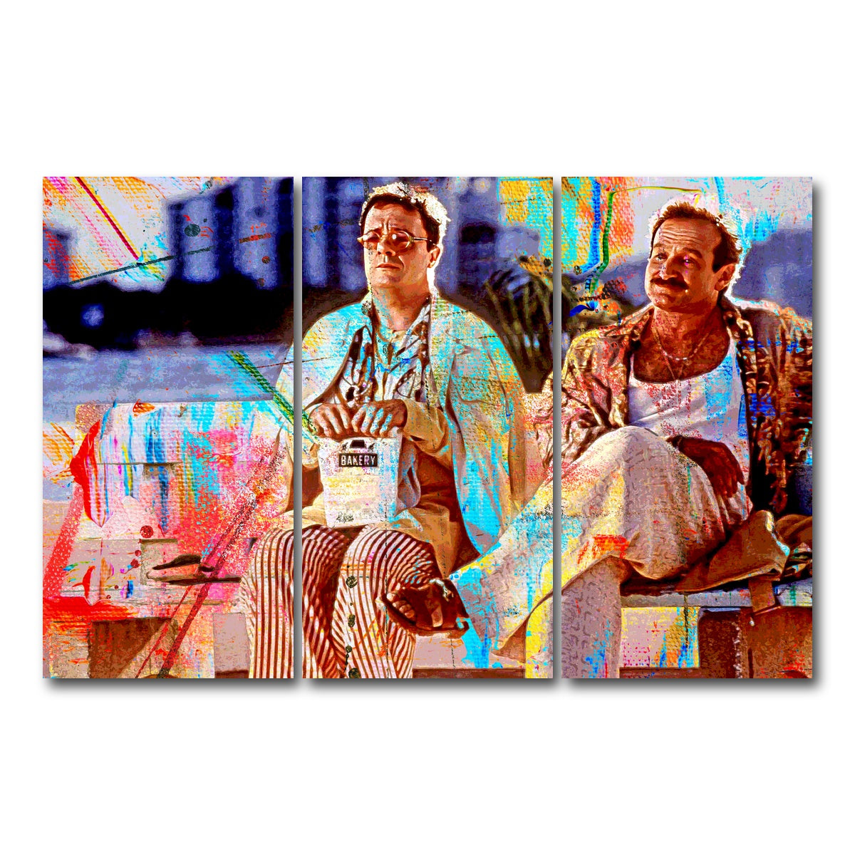 AUTO-MOCKUP WHITE | The Birdcage | 3 Piece | Gallery Wrap Canvas | group=12x24