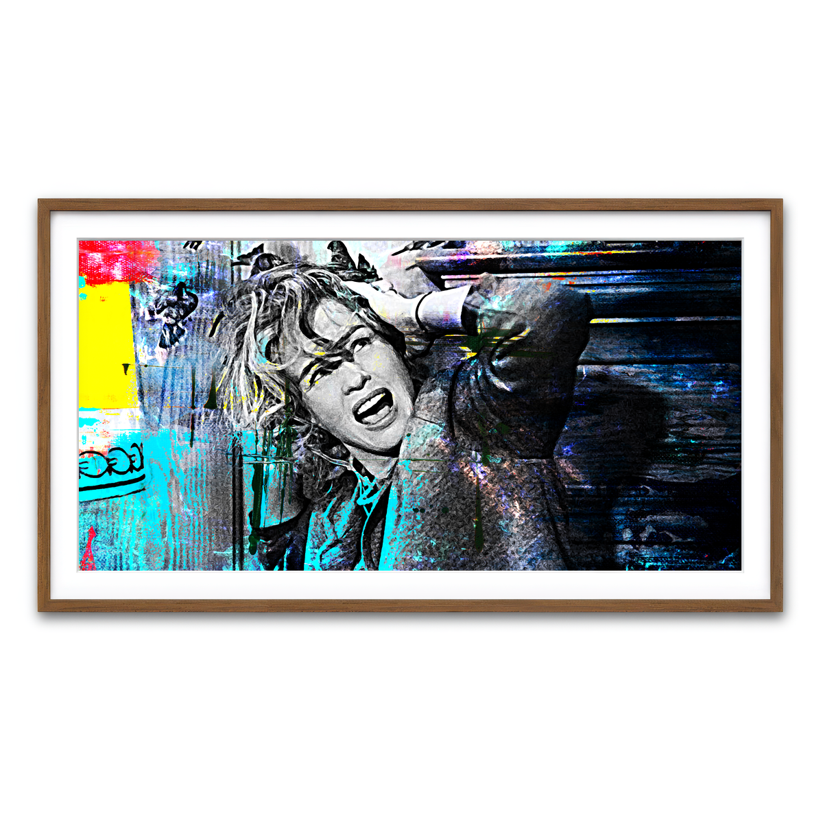 Framed Print 2x1 Walnut