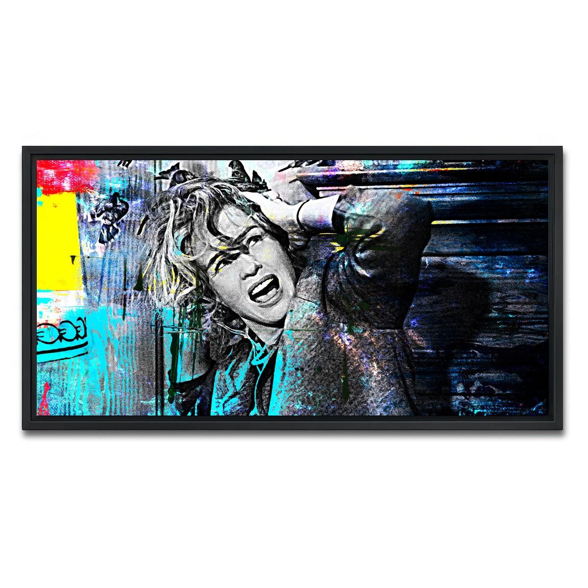 AUTO-MOCKUP WHITE | The Birds | 1 Piece | Black Framed Canvas | group=2x1