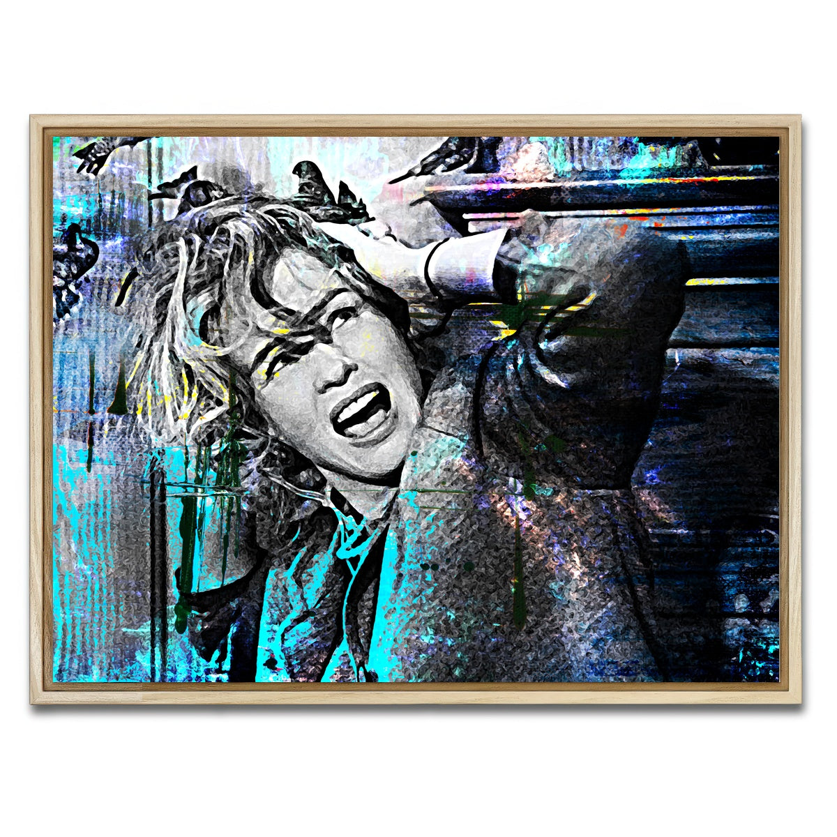 AUTO-MOCKUP WHITE | The Birds | 1 Piece | Natural Framed Canvas | group=4x3