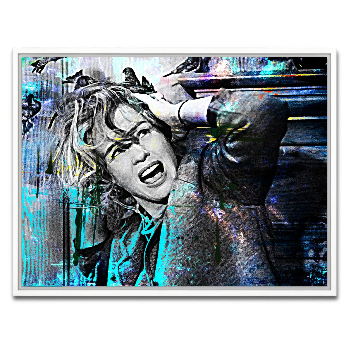 AUTO-MOCKUP WHITE | The Birds | 1 Piece | White Framed Canvas | group=4x3