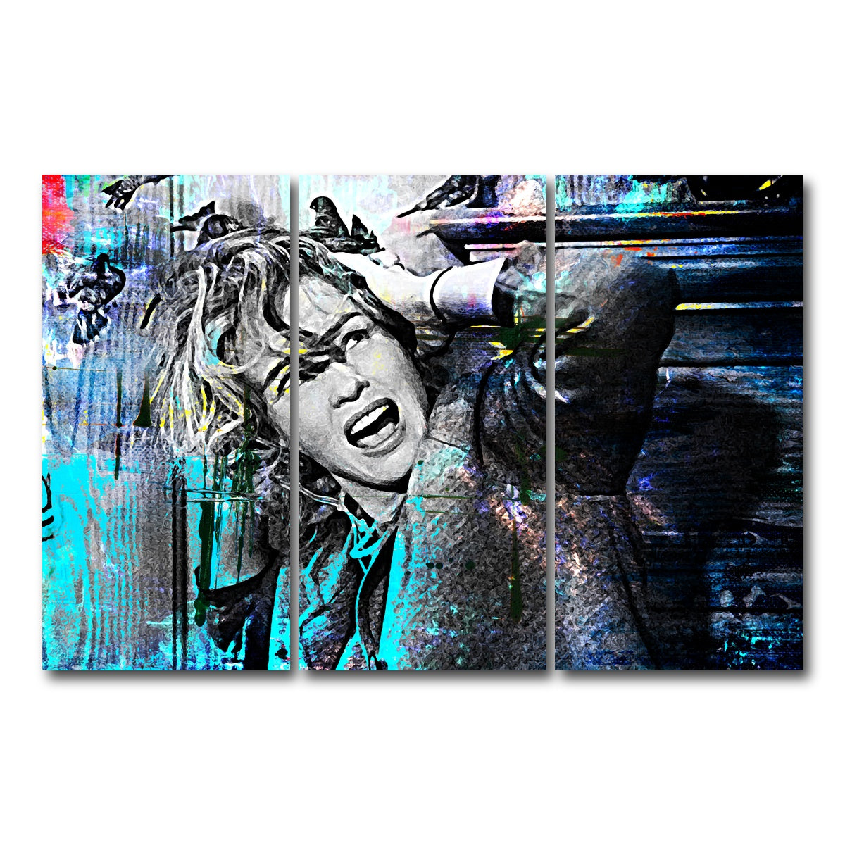 AUTO-MOCKUP WHITE | The Birds | 3 Piece | Gallery Wrap Canvas | group=12x24