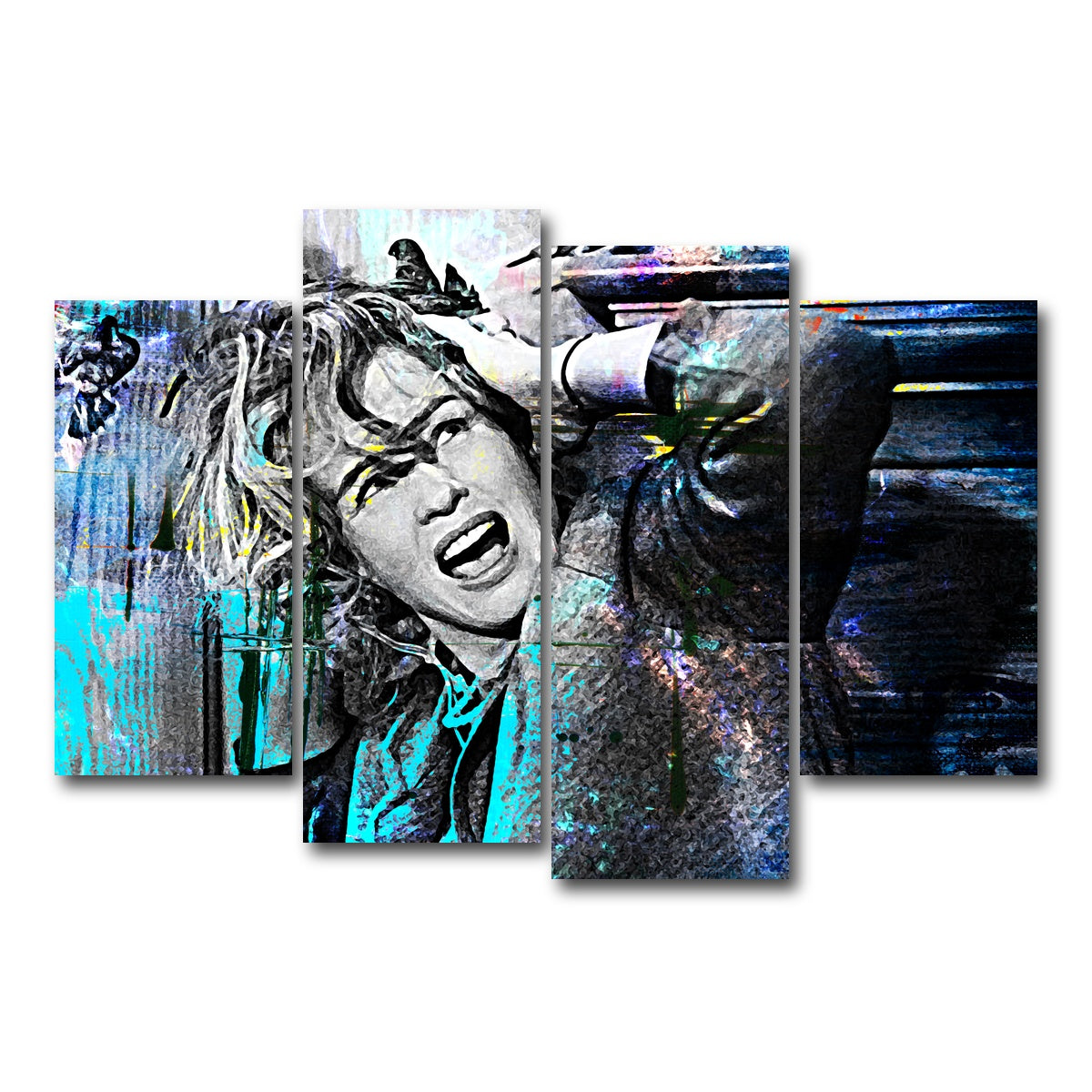 AUTO-MOCKUP WHITE | The Birds | 4 Piece | Gallery Wrap Canvas | group=4_short