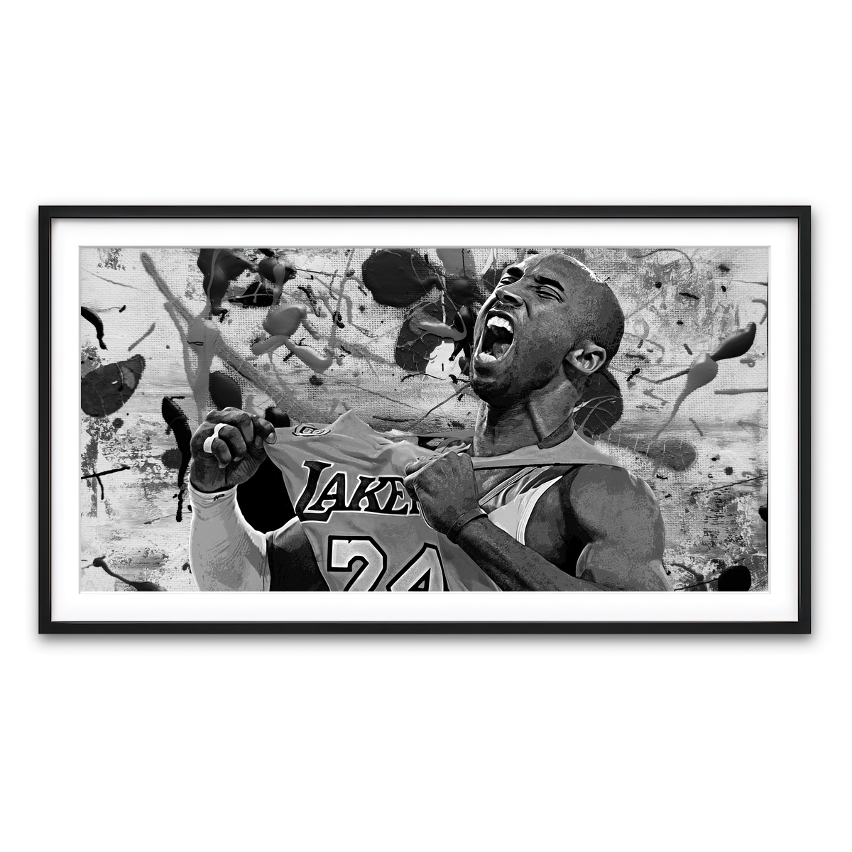 Framed Print 2x1 Black