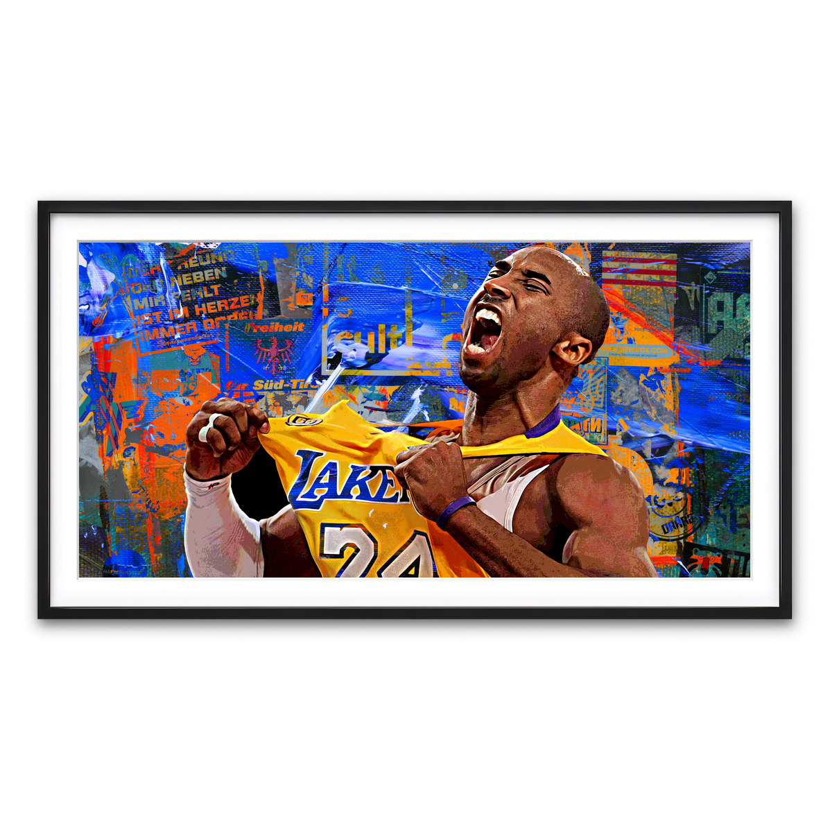 Framed Print 2x1 Black