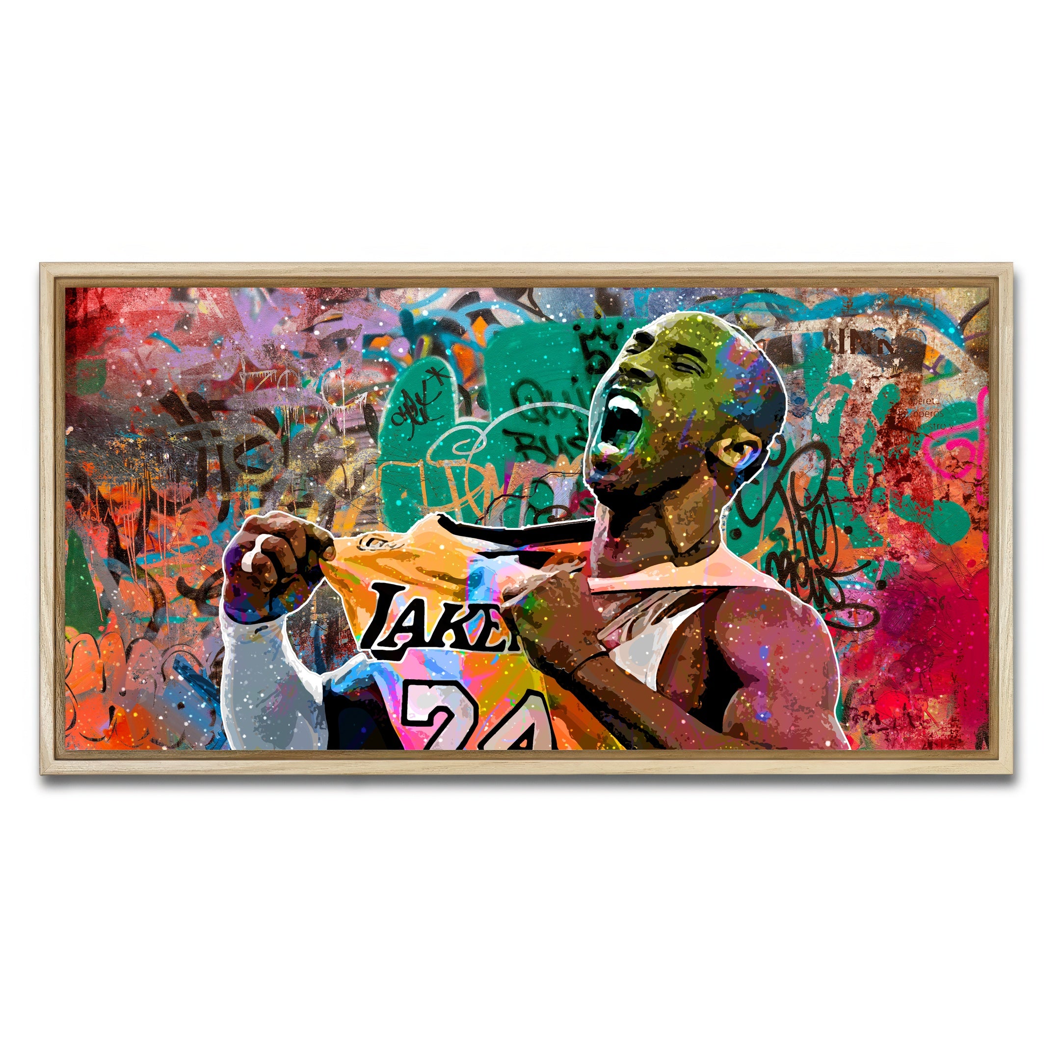 AUTO-MOCKUP WHITE | The Black Mamba | 1 Piece | Natural Frame | group=2x1