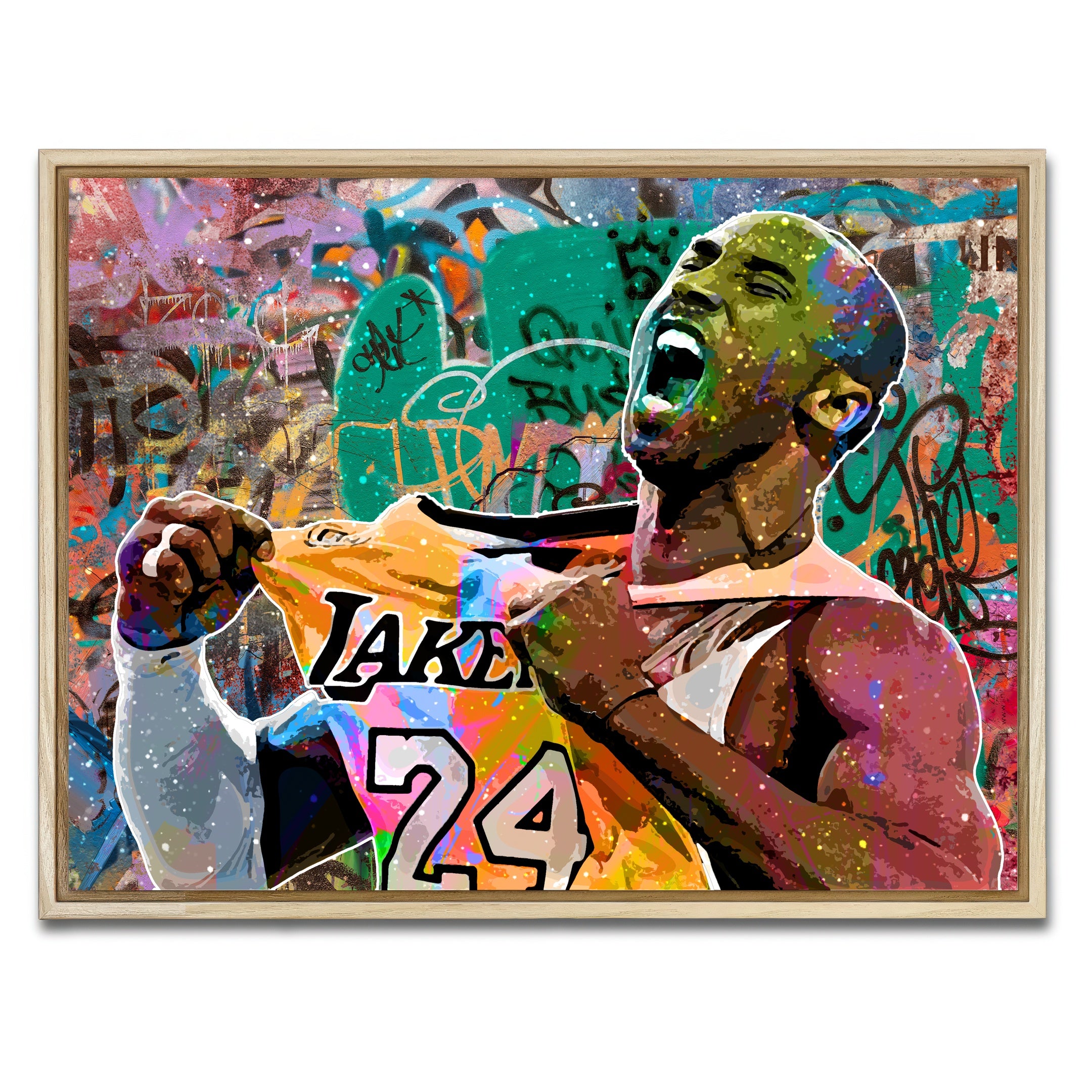 AUTO-MOCKUP WHITE | The Black Mamba | 1 Piece | Natural Frame | group=4x3