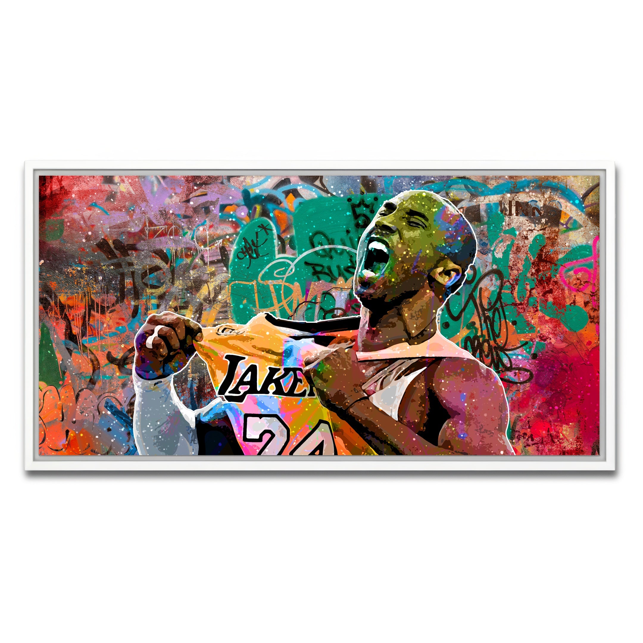 AUTO-MOCKUP WHITE | The Black Mamba | 1 Piece | White Frame | group=2x1