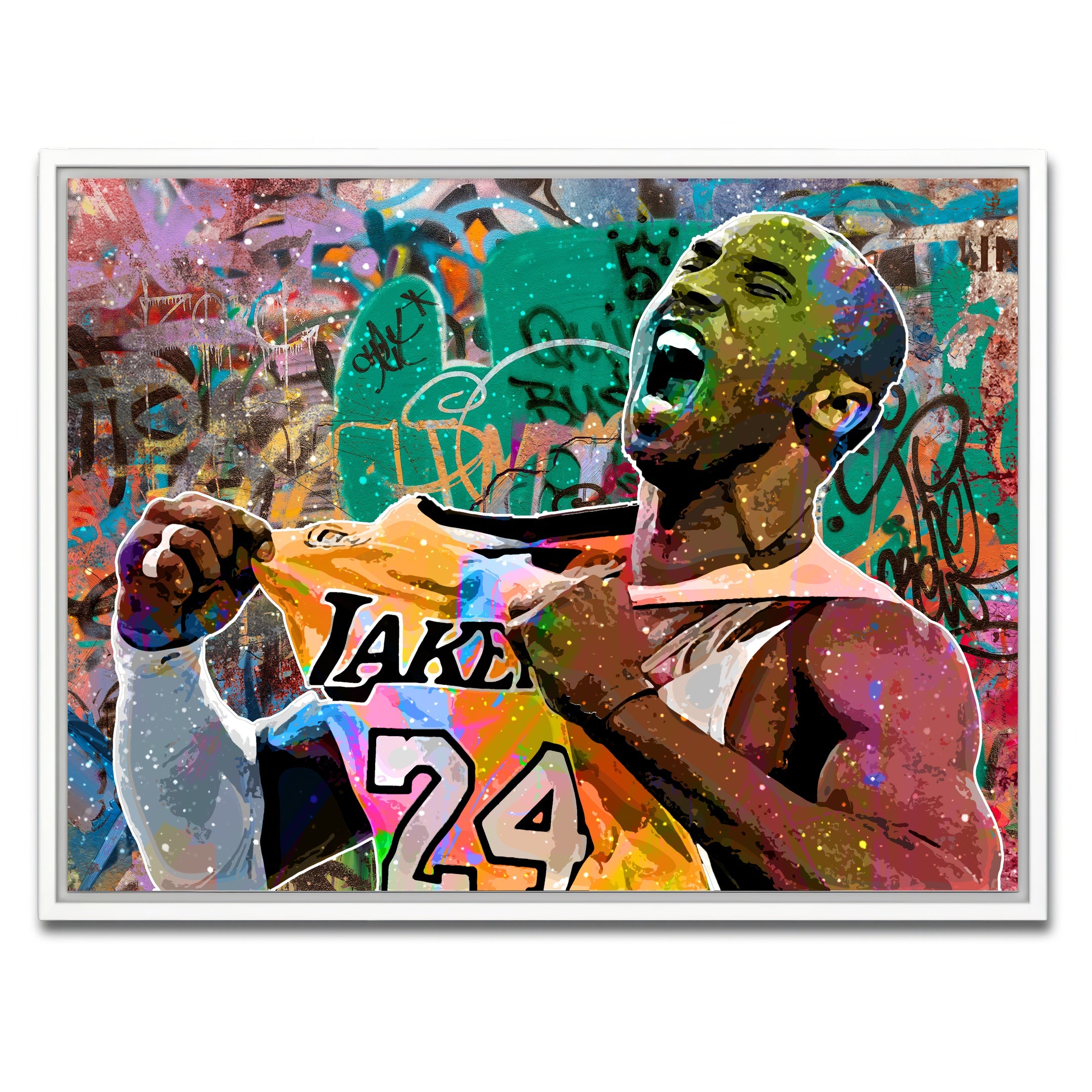 AUTO-MOCKUP WHITE | The Black Mamba | 1 Piece | White Frame | group=4x3