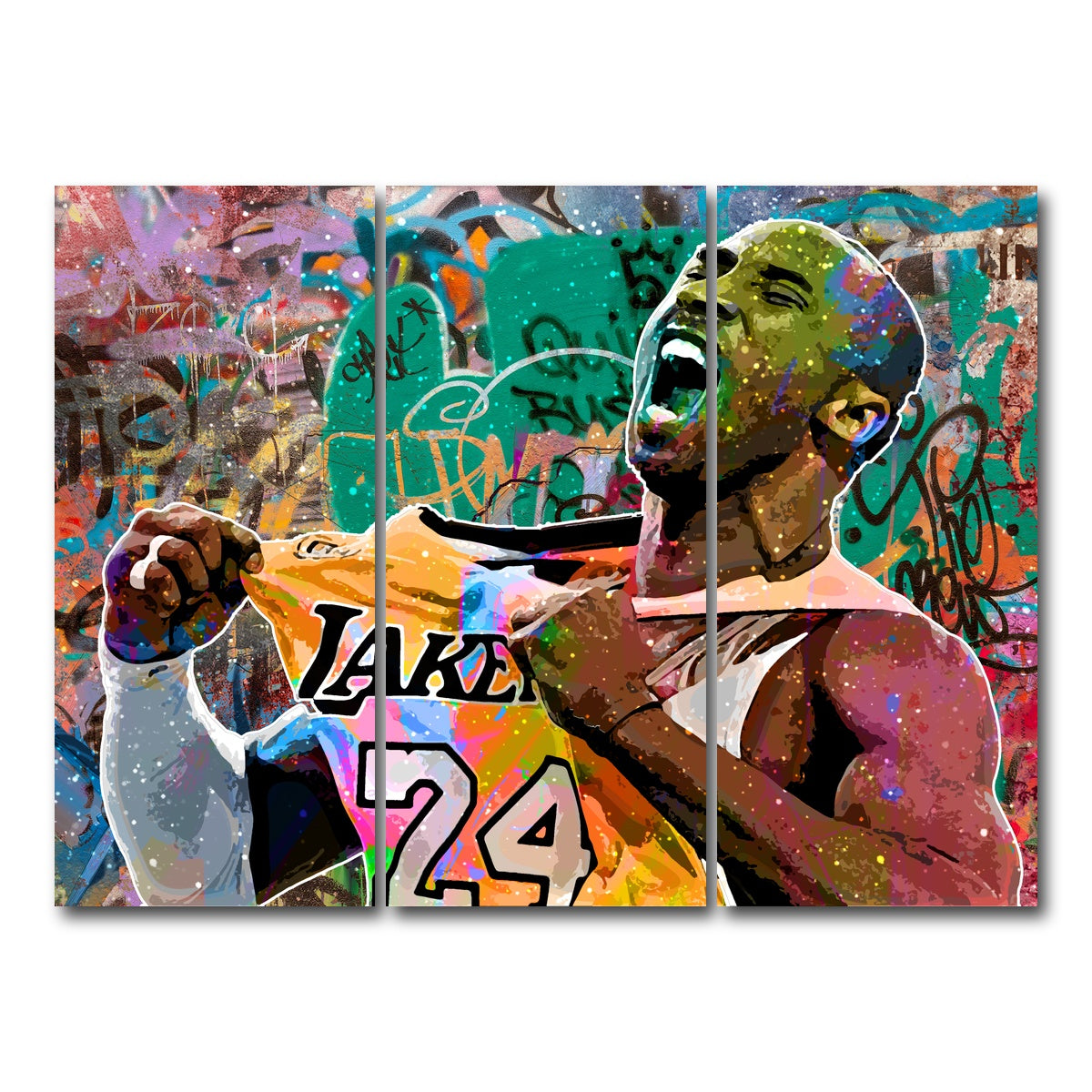 AUTO-MOCKUP WHITE | The Black Mamba | 3 Piece | Gallery Wrapped | group=8x18