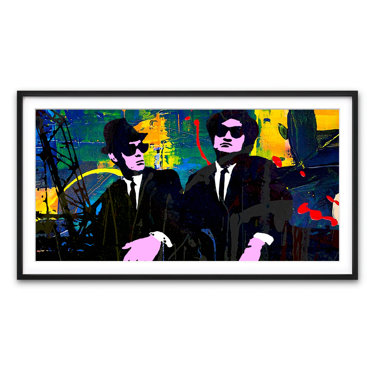 Framed Print 2x1 Black