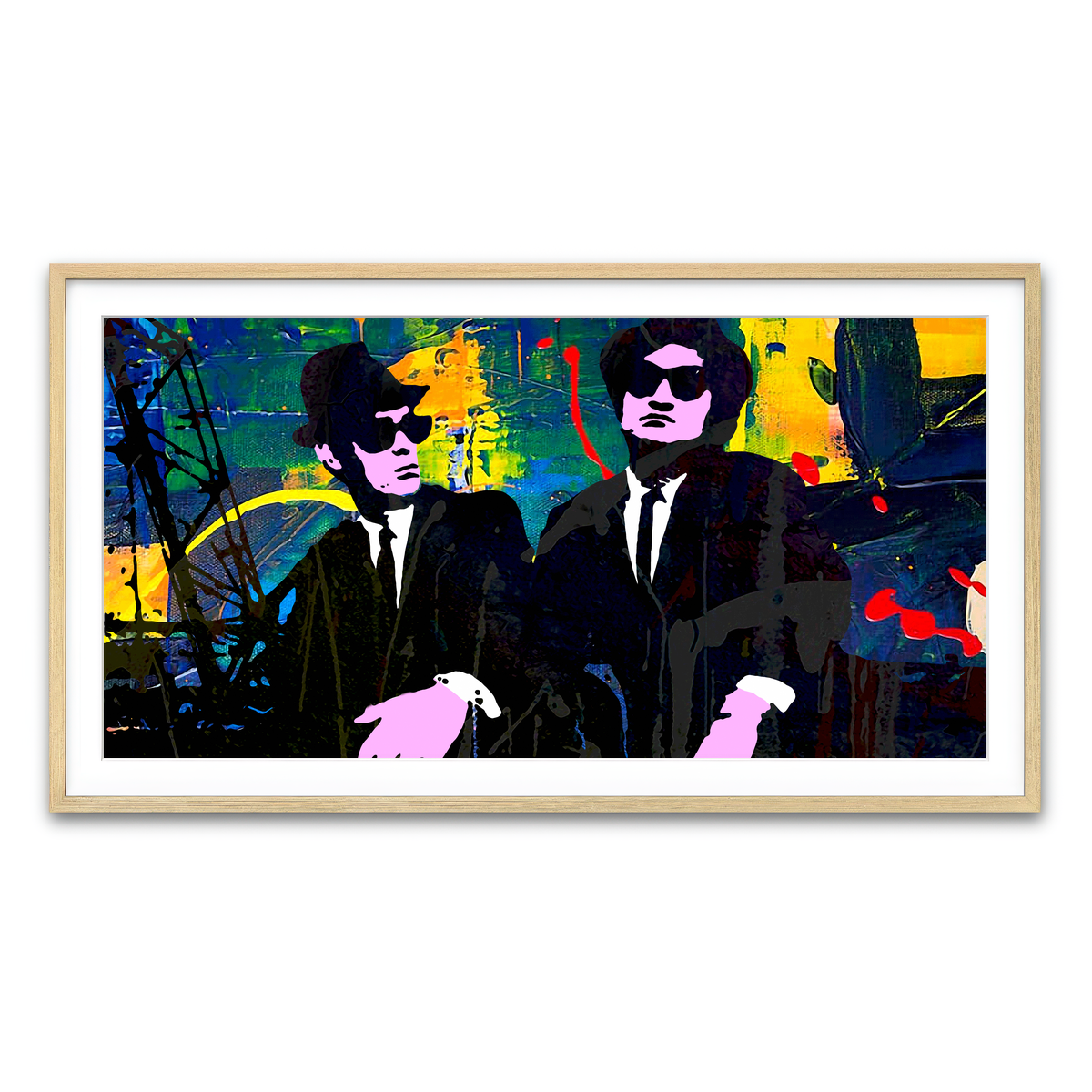 Framed Print 2x1 Natural