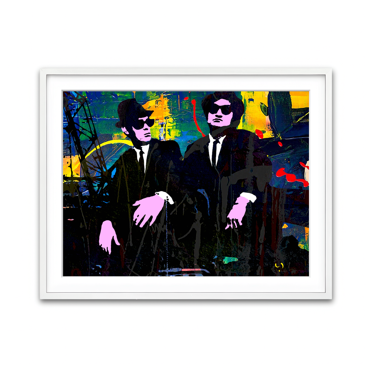 Framed Print 4x3 White