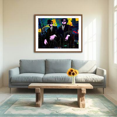 AUTO-MOCKUP ROOM | The Blues Brothers Wall Art