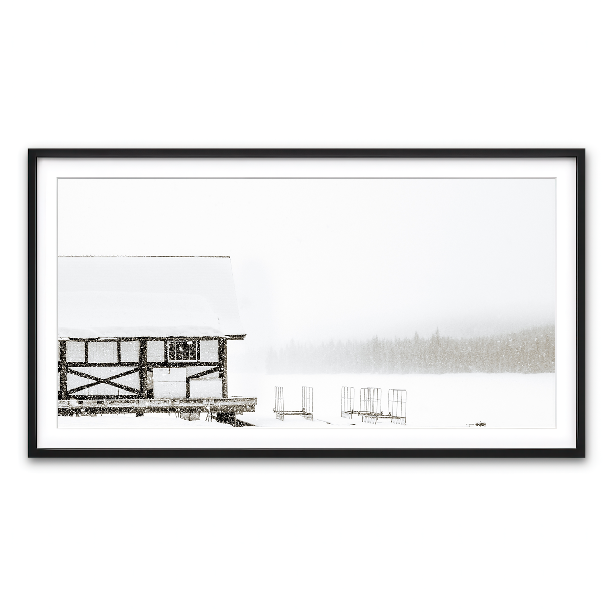 Framed Print 2x1 Black